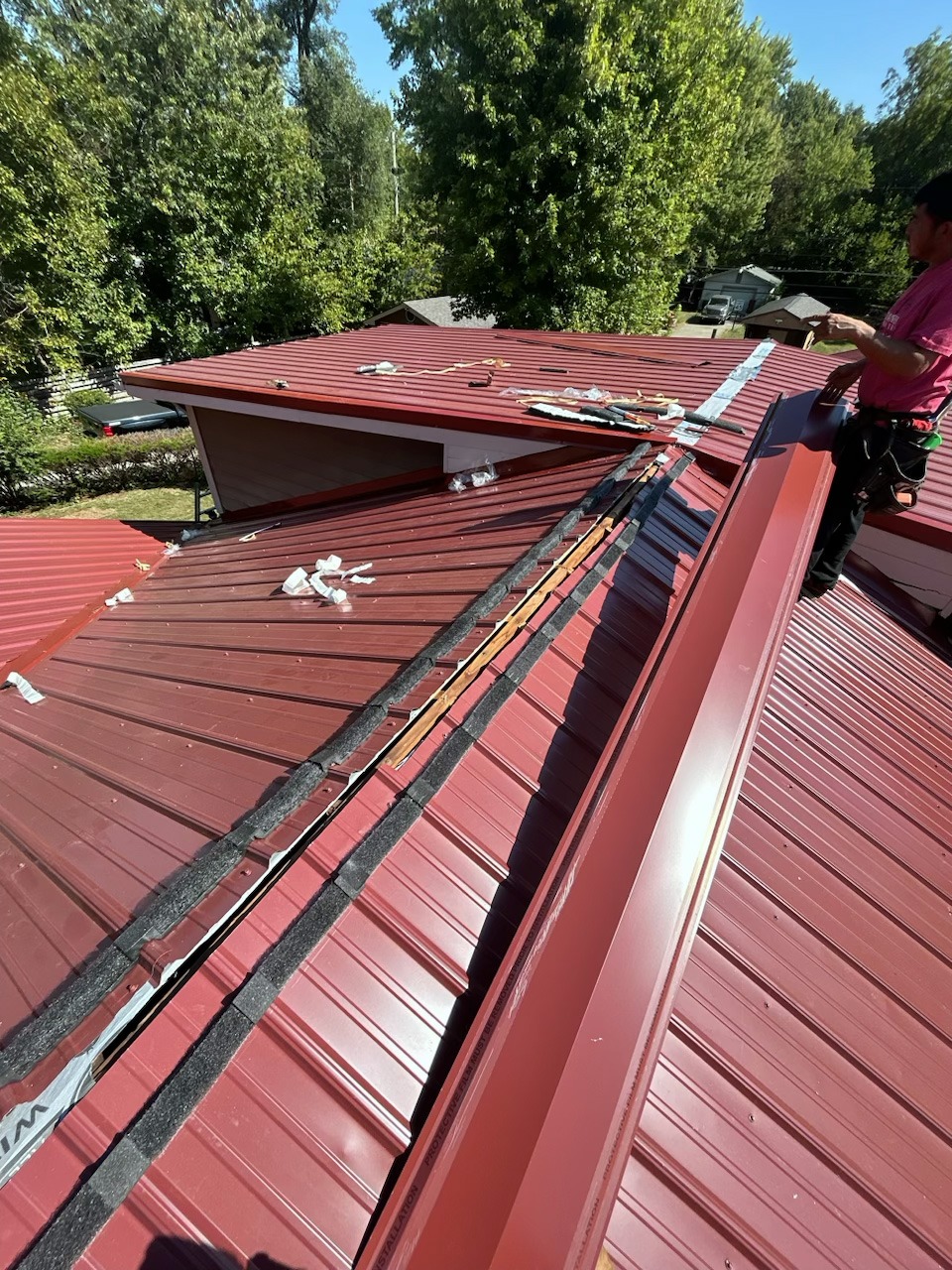 Metal Roofing Installation by Circle City Roofing Indiana by Circle City Roofing